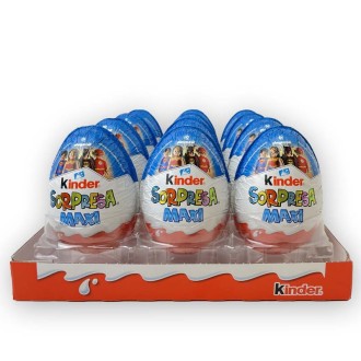 KINDER MAXI HUEVOS SORPRESA 12 U