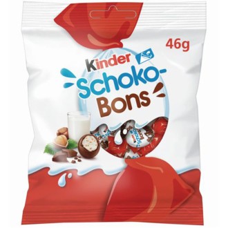 KINDER SCHOKO-BONS 46GR TIRA 12U