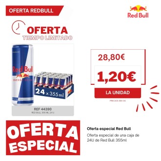 PROMO 44390 PREC ESP RED BULL 355ML 24U