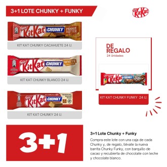 LOTE CHUNKY 3+1 FUNKY