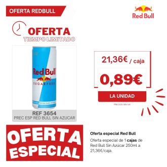 PROMO 44389 PREC ESP RED BULL SIN AZUCAR