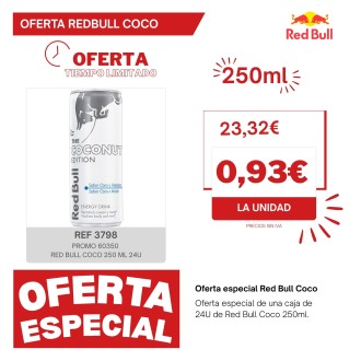PROMO 60350 RED BULL COCO 250 ML 24U