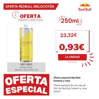 PROMO 62410 RED BULL LIMA 250ML 24U