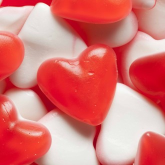 CORAZONES ROJOS HARIBO KG.