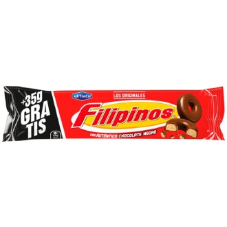 FILIPINOS NEGRO ROJO 1,40€ 128 GR 12 U