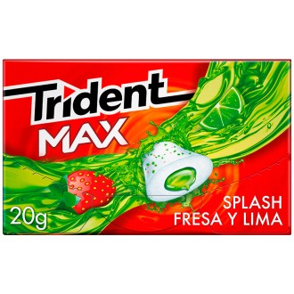 TRIDENT MAX SPLASH FRESA LIMA 16 U.