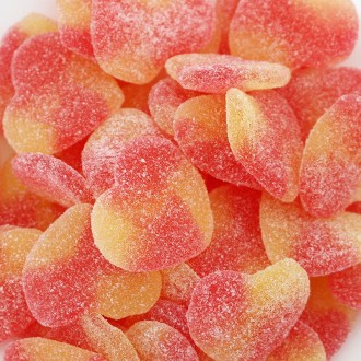 CORAZON MELOCOTON HARIBO 250 U 1,750 KG.