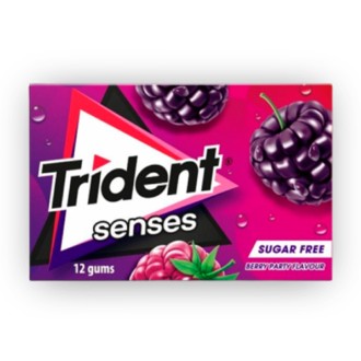 TRIDENT SENSES BERRY PARTY S/M 12 U.