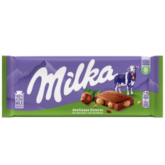 TABLETA MILKA AVELLANAS 100 GR 17 U