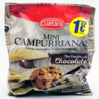 MINI CAMPURRIANAS CHOCO 1.20 € 145G 7 U