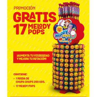 CHUPA CHUPS NORIA  200 U+MELODY POP 17U.