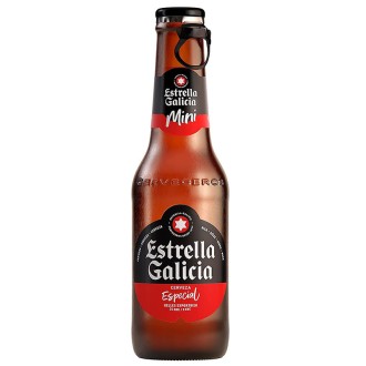 MINI BOTELLA ESTRELLA GALICIA 0,20L 24 U