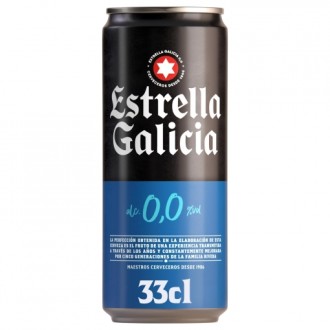 LATA ESTRELLA GALICIA 0,0% 0,33L 24 U