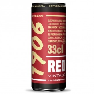 LATA CERVEZA RED VINTAGE1906 0,33L PK6X4