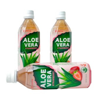ALOE VERA FRESA LOTTE 500ML 20 U