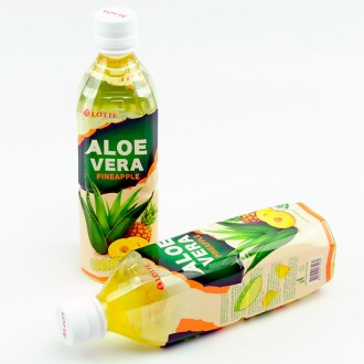 ALOE VERA PIÑA LOTTE 500ML 20 U