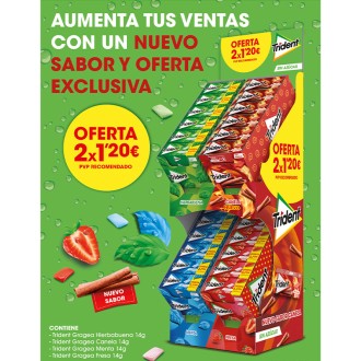 LOTE TRIDENT GRAGEA NEW 2X1,20€ 4X24 U