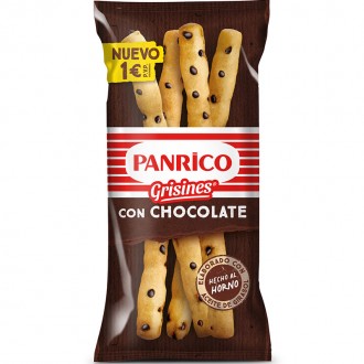 PANRICO GRISINES CHOCO 1€ 60 GR 12 U.