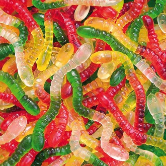 GUSANOS BRILLO HARIBO 250 U 1,825 KG.