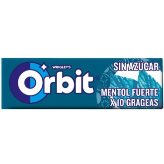 ORBIT GRAGEA MENTOL FUERTE 30 U.