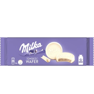 MILKA WAFER BLANCO 180 GR 18 U