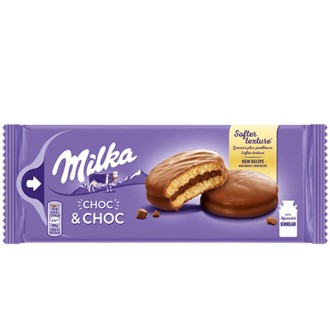 MILKA CHOC & CHOC 175 GR 12 U