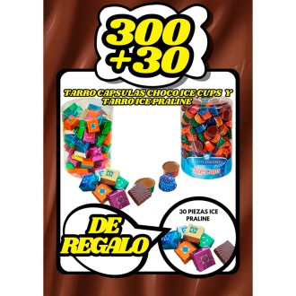 LOTE CAPSULAS CHOCO + ICE+ 30 ICE