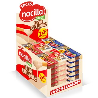 EXP.NOCILLA STICK MIXTO (2X1,50) 36 U