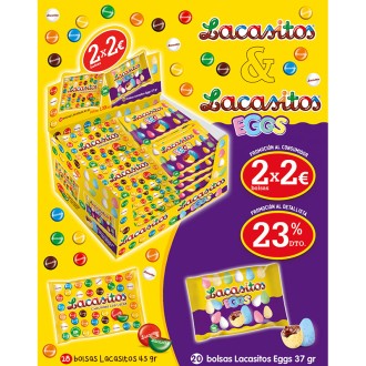 LOTE LACASITOS+EGGS 2X1.50 € 48U