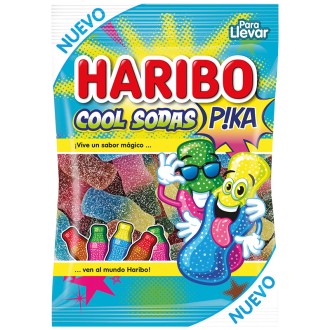 CAJA HARIBO BOTELLAS COOL SODAS PIKA 18U