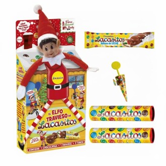 CAJITA ELFO LACASITOS CHOCO+ PARAG+2TUBO