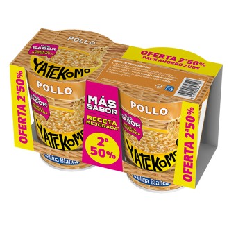 YATEKOMO CUP POLLO 2A UNI 50% 4X2U