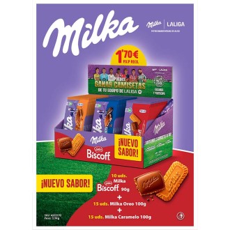 EXP TABLETAS MILKA 90&100G MIX 1,70€ 40U