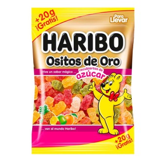 CAJA HARIBO OSITOS DE ORO AZUCAR +20G 18 U