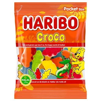 CAJA HARIBO HALAL CROCO 100G 18 U