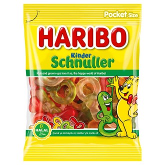 CAJA HARIBO HALAL KINDER SCHUNULLER 100G 18 U