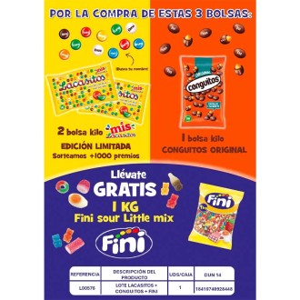 LOTE LACASITOS + CONGUITOS + FINI