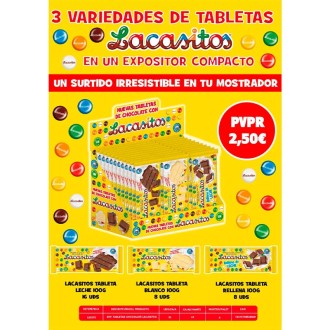 EXP. TABLETAS CHOCOLATE LACASITOS 32U