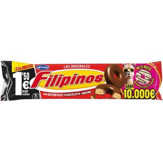 FILIPINOS NEGRO ROJO 128GR 1,50€ 12 U