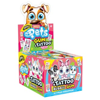 CHICLE CUTE PETS GUM TATTOO 200 U.