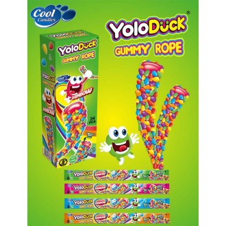 YOLO DUCK GUMMY ROPE RAINBOW 21G 24U