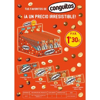 LOTE CONGUITOS GALLETA 1,30€ 48U