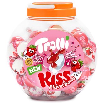 TARRO 3D BESOS FRESA TROLLI 60 U 0,60€
