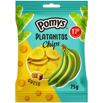 PLATANITOS POMYS QUESO 75 GR 15 U