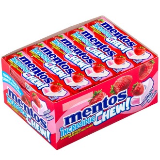 MENTOS CHEW FRESA 45G 20U