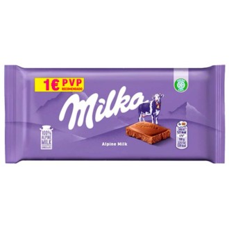 TABLETA MILKA LECHE 45 GR (1€) 19U