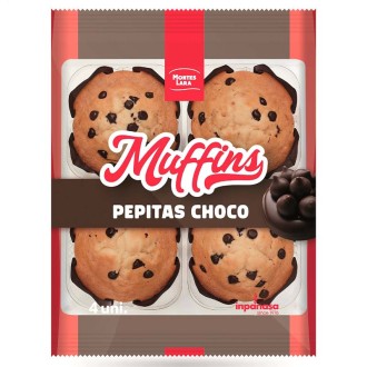 MONTES LARA MUFFIN PEPITAS CHOCO X4 8 U.