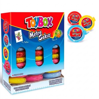 KRC TOY BOX CHICLE DOBLE TUTTI FRUTTI 35G 36U