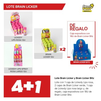 DISGO LOTE BRAIN LICKER Y BITZ 66U