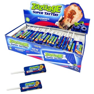 KRC SUPERTATTOO LOLLIPOP BLUE 10G 50U